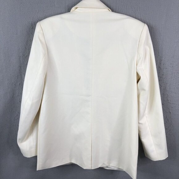 Endless Rose Blazer Womens Small Cream Jacket  Office Career Twill NEW - Picture 2 of 16